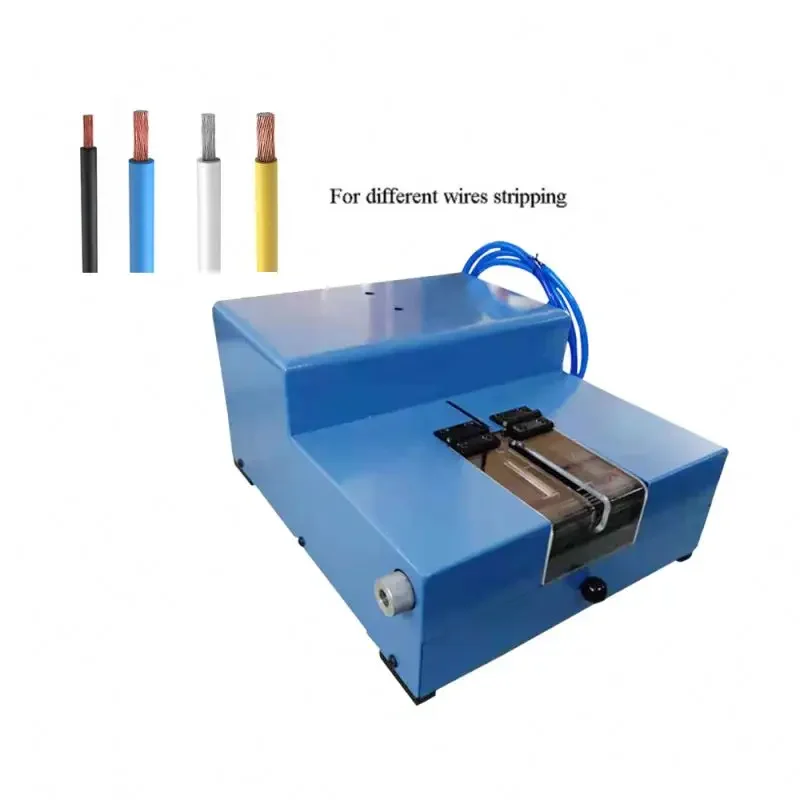 

New Update Type Pneumatic Inductive Wire Cable Stripping Peeling Machine.