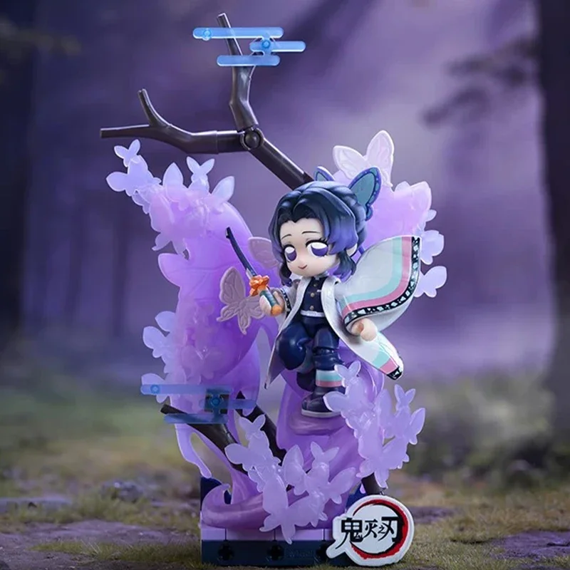 POP MART DEMON SLAYER Unwavering Resolve Arc Series Block Flgures Genuine Blind Box Doll Mystery Box Original Toys Gift view 6