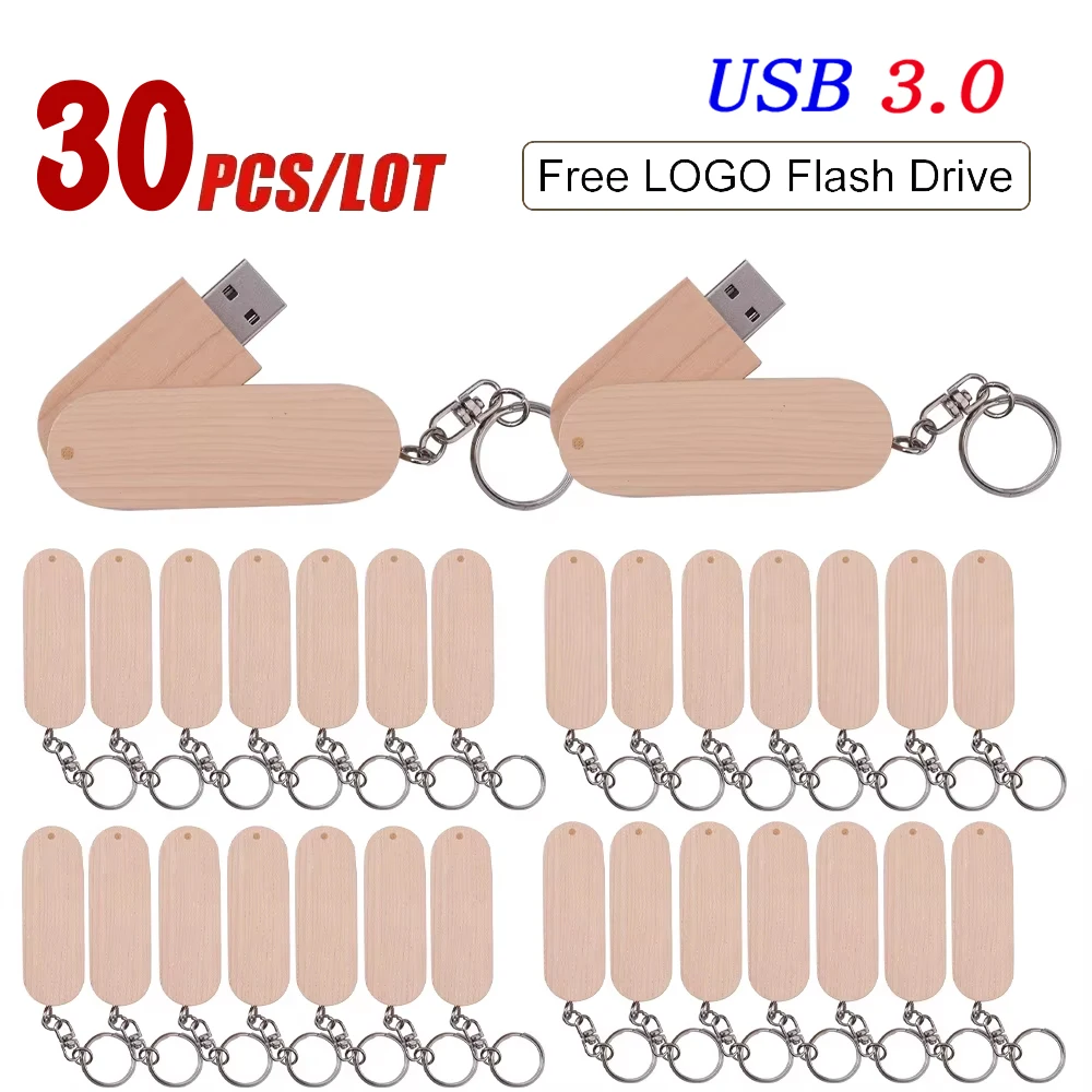 

30 шт./лот вращающийся высокоскоростной флэш-накопитель USB 3.0 128 ГБ бамбуковый деревянный флэш-накопитель 64 ГБ креативный подарок память 32 ГБ 16 ГБ 8 ГБ