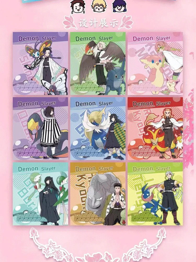 Demon Slayer Card Second Wave Dream Come True Big Shikishi Art Board Full Case Bulk Anime Collectible Color Paper Cards for Fans