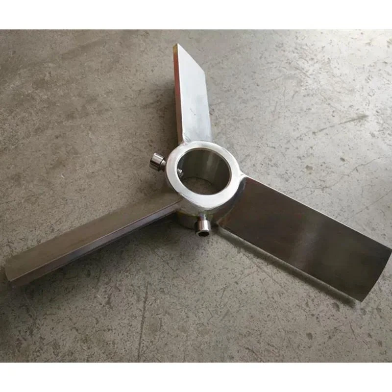 for 304 Stainless Steel Blades 350mm Pneumatic Explosion Proof Mixer Accessories Motor Disperser Disc Rod Shaft Propulsion