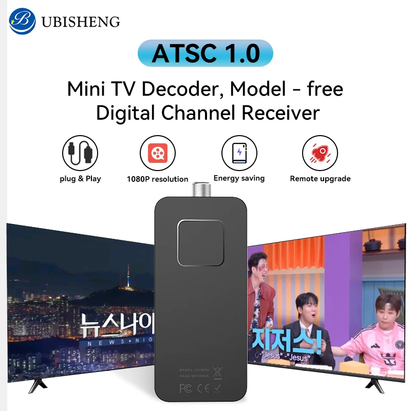 

Atsc Tuner korean atsc mini digital tv converter box for KBS，SBS tv decoder mexico,Canada,North America Infrared remote control