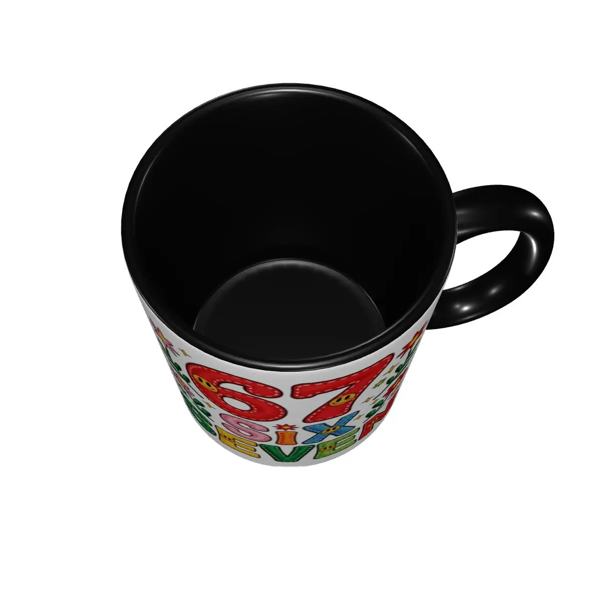 DIY 67 Funny 6-7 Christmas Meme Ceramic Mugs Customized Coffee Cup Creative Present - view 4