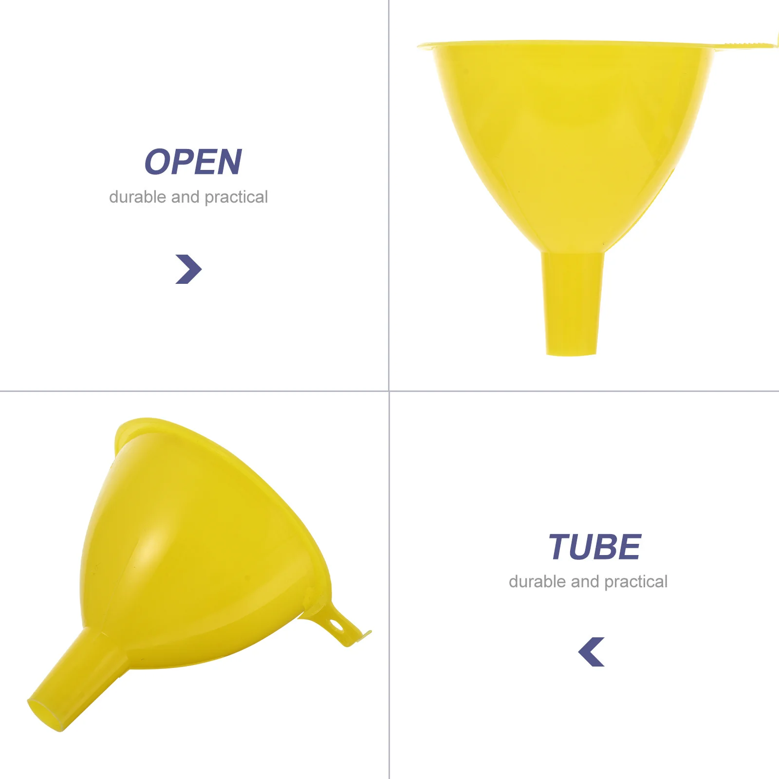 

10pcs Laboratory Plastic Thickened Small Funnel For Liquid Solid Transfer Filling Filter Separating Funnel Scientific