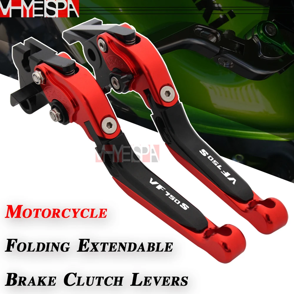 

For Honda VF750S SABRE 1982-1986 Adjustable Folding Extendable XF 750S 1985Motorcycle CNC Aluminum Foldable Brake Clutch Levers