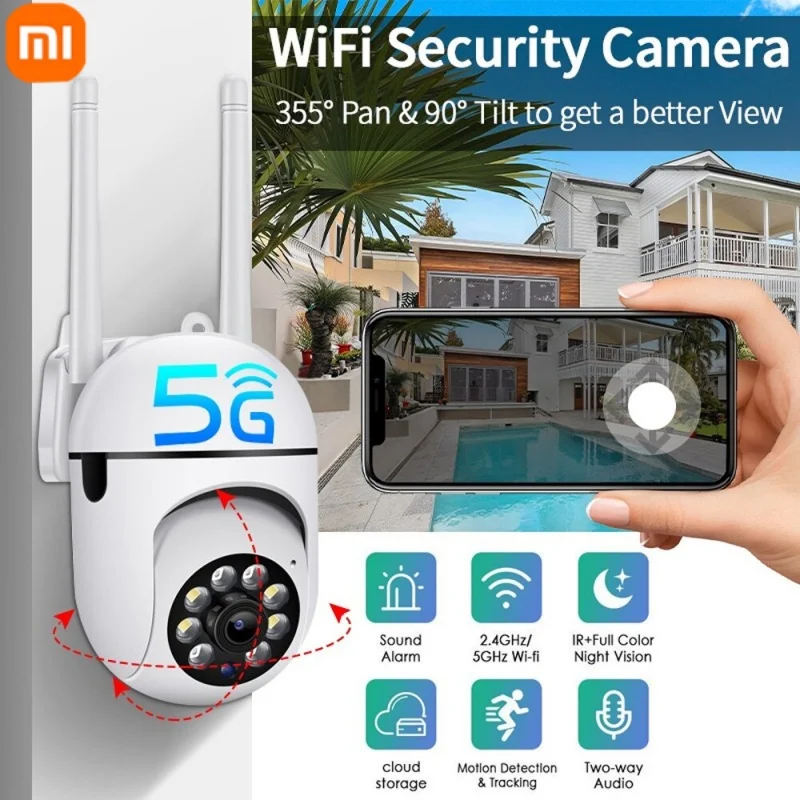 Xiaomi 3MP Wifi IP Camera Outdoor Wired Security Surveillance HD Camera AI Human Tracking Two Way Audio Night Color Cam