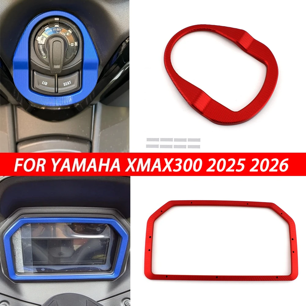 

FOR YAMAHA XMAX300 XMAX X MAX X-MAX 300 2025 2026 Motorcycle Dashboard Electric Door Lock Switch panel Cover Cap Protector