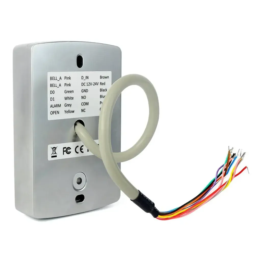 NF Gate Opener Door Lock Outdoor Access Control Keypad EM Reader PIN Code RFID IP68 Waterproof Wiegand 26