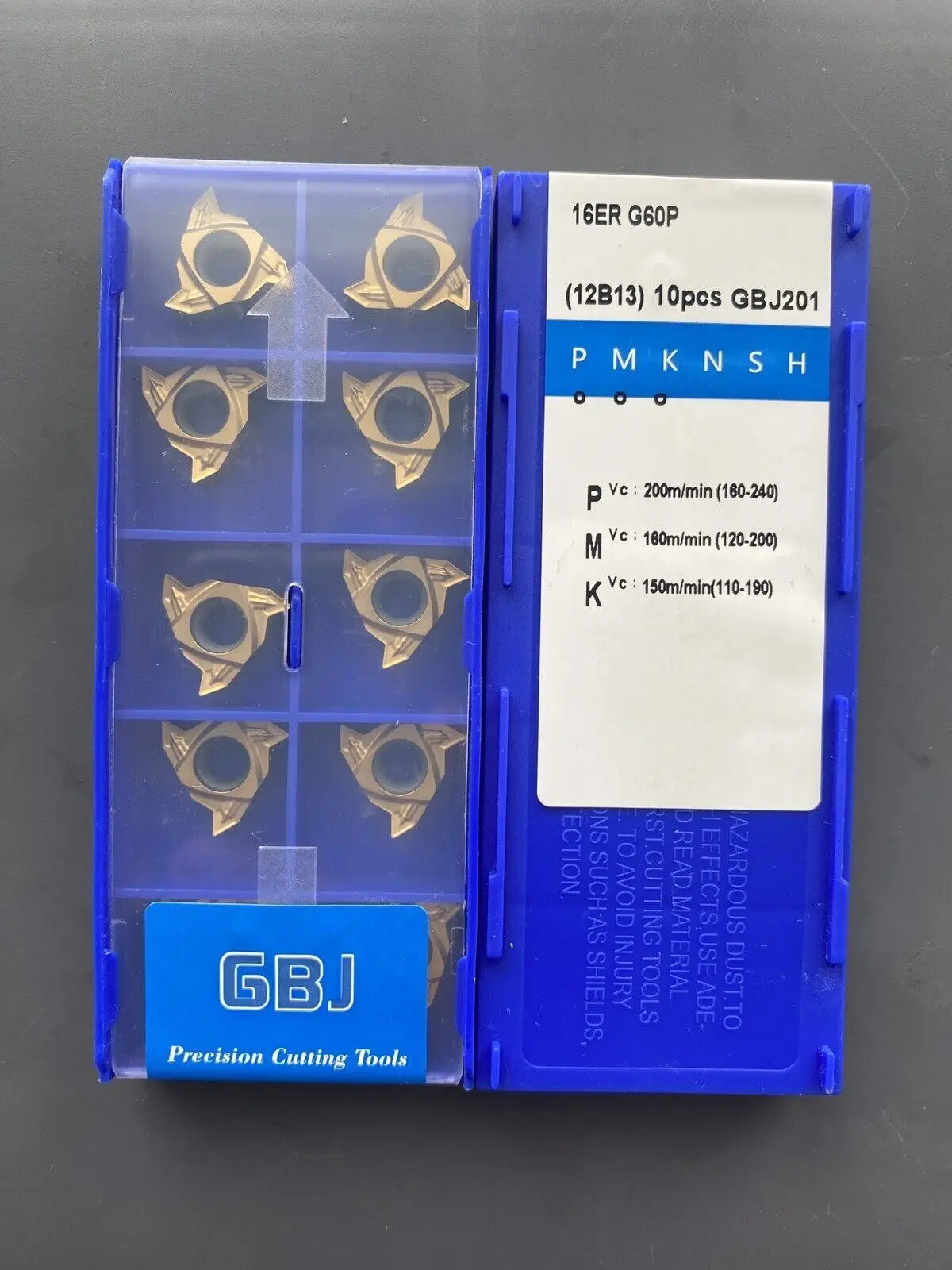 SER 1212H16 External thread turning tool holder +10pc 16ER G60P thread inserts CNC