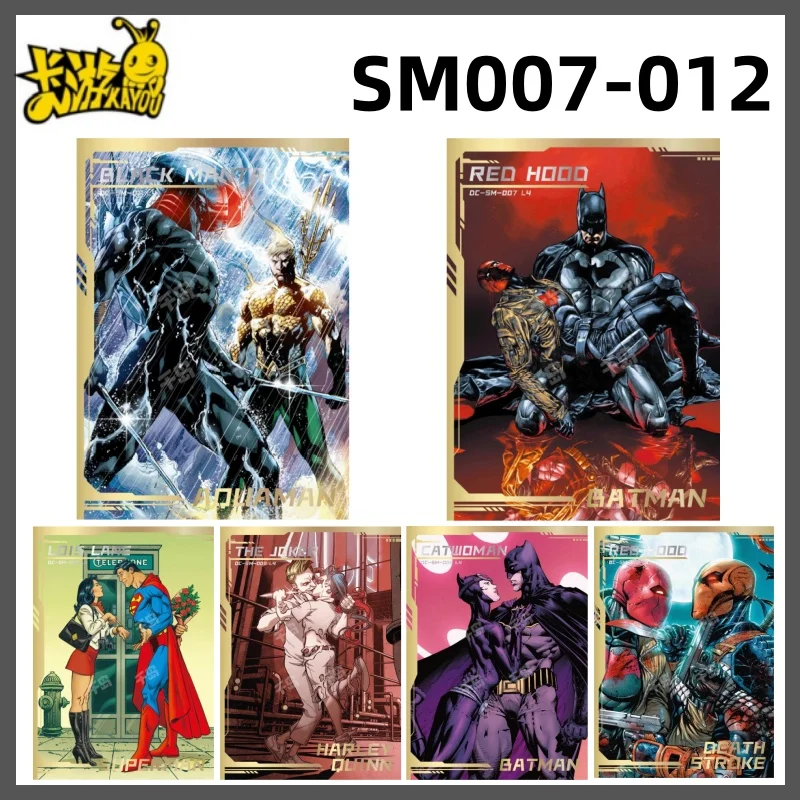 بطاقة DC الأصلية من KAYOU ‌ لعبة بطاقة مجموعة الرسوم المتحركة The Radiance of The Universe Proof of Legend Superman Batman Wonder Woman