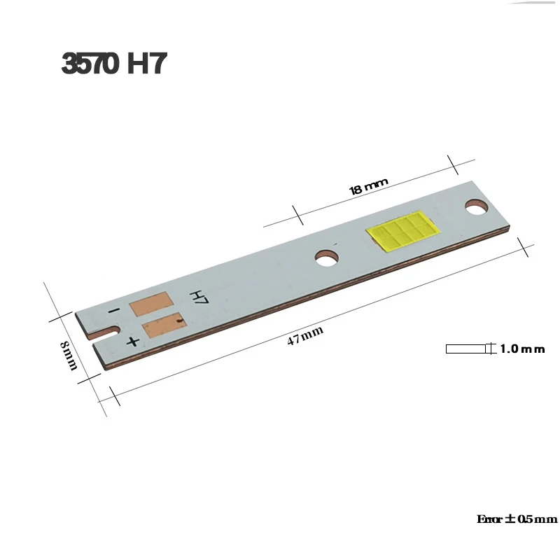 CSP LED car headlight C6 3570 lamp bead 55mil 8 chip 40W 12V3A bright motorcycle lamp strong flashlight far and near integrated