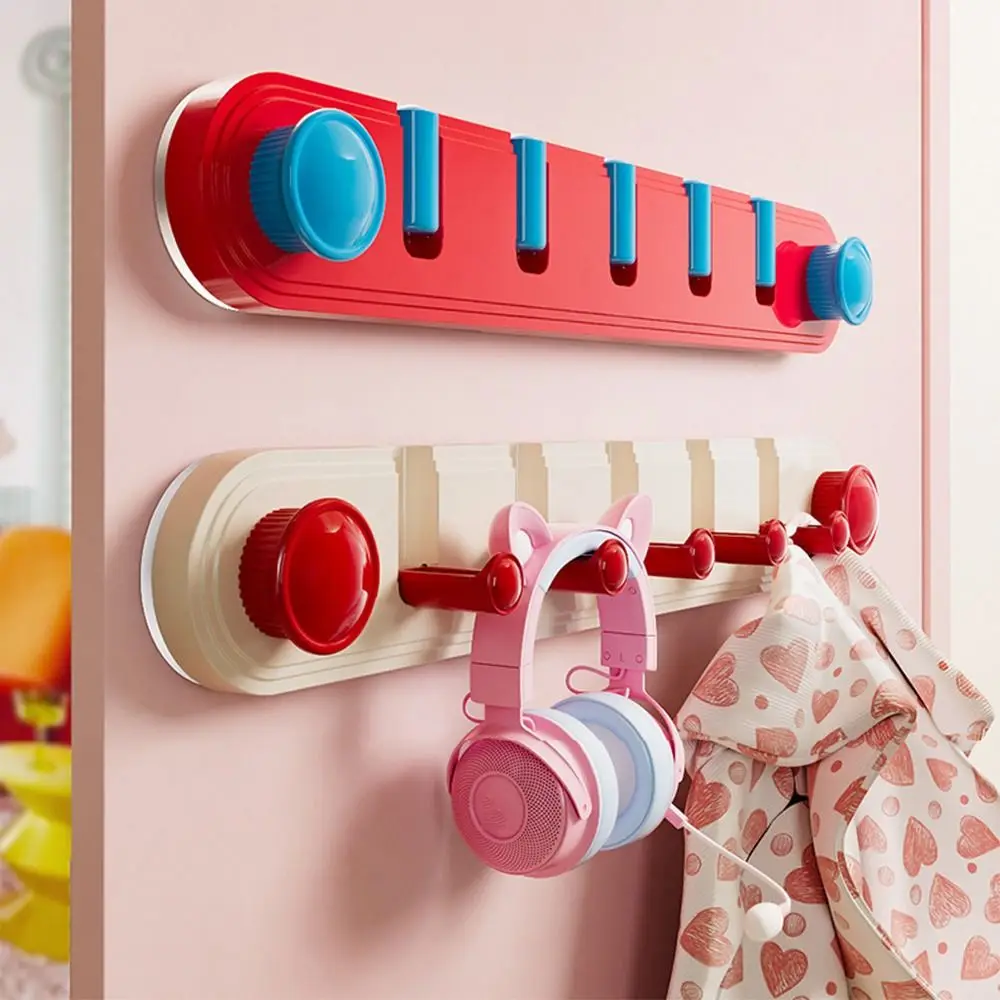 

Suction Cup Bathroom Storage Hook Foldable Piano Keys Sundries Storage Holder Moisture-proof Detachable Door Back Clothes Hook