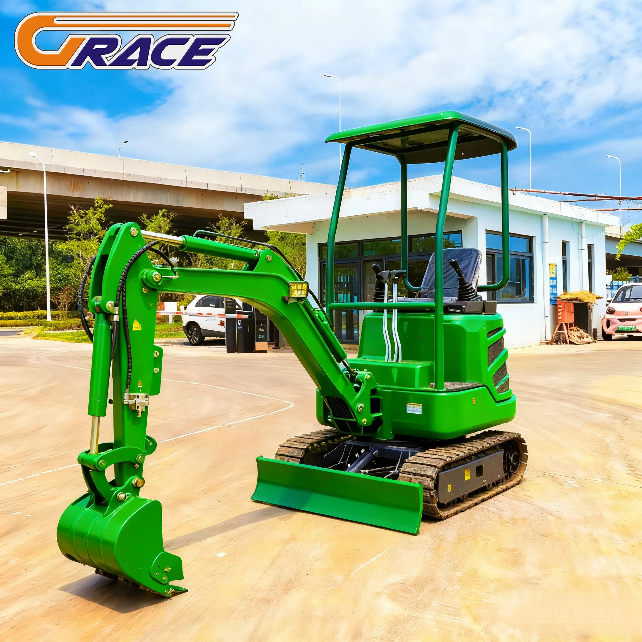 

Earth Moving Machinery 1.8ton 1ton Micro Mini Excavator With Free Bucket for Sale