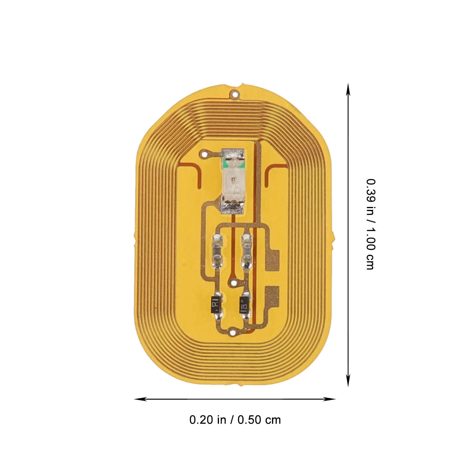 5 szt. Modnych, świecących naklejek na paznokcie z czujnikiem NFC dla kobiet, inteligentny manicure, salon, domowe dekoracje DIY, naklejki na paznokcie NFC