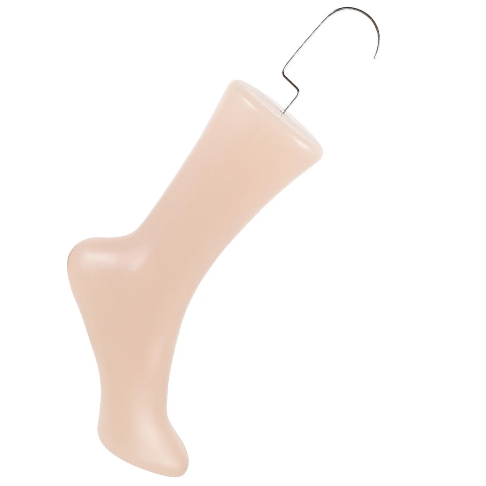 

Foot Mannequin for Sock Display Plastic Shoe Stand with Multiuse Hook for Shoes Socks Showrooms Sock Display Holder