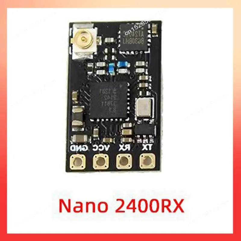 ABNR 2 قطعة ELRS 2.4Ghz استقبال نانو Expresslrs استقبال مع هوائي T-نوع دعم واي فاي ترقية ل FPV RC طويلة المدى الطائرة بدون طيار