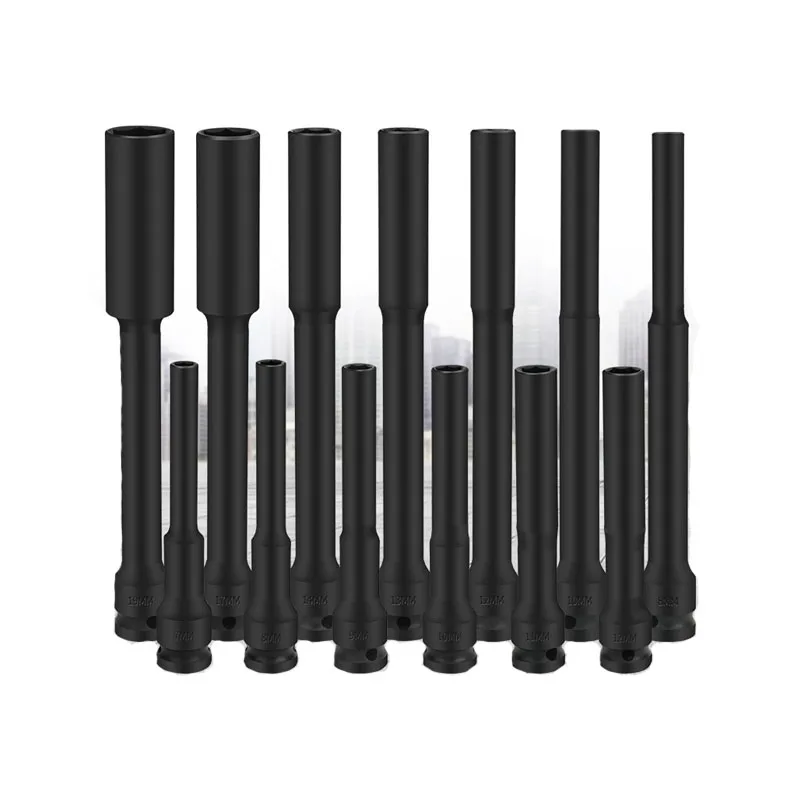 薄い壁の深い六角ソケット、ドライブアダプター、減速機、電気、標準レンチ、メートル法、ドライブ、6点、1/2