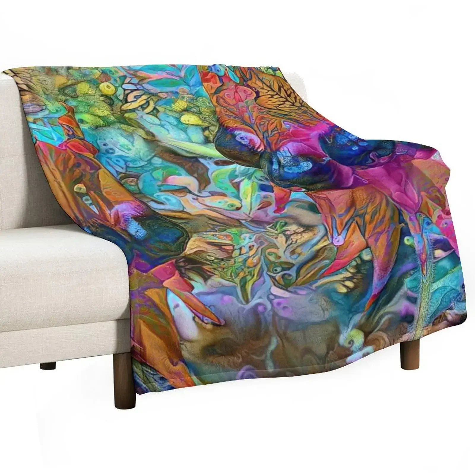 Stunning Sturt Desert Pea Throw Blanket manga Extra Large Throw Blankets