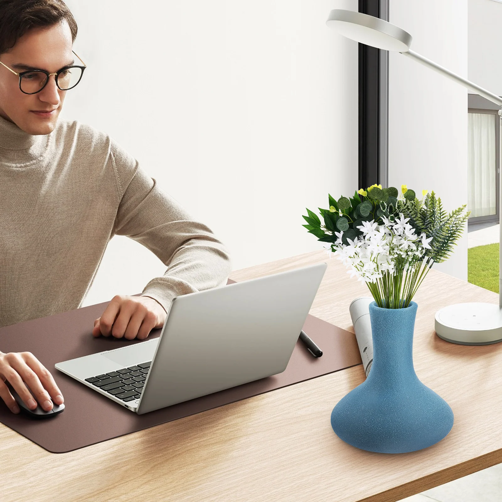 

60 Pcs Artificial Plants High Realism Greenery StemsFlowers Centerpieces Fade Resistant N T Each Easy Maintenance