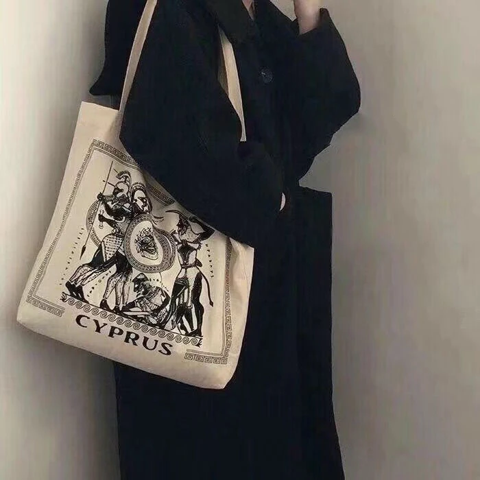 Bolso de hombro de lona con estampado de libros de Londres para mujer, bolso de mano informal para mujer, bolso de mano reutilizable de algodón de