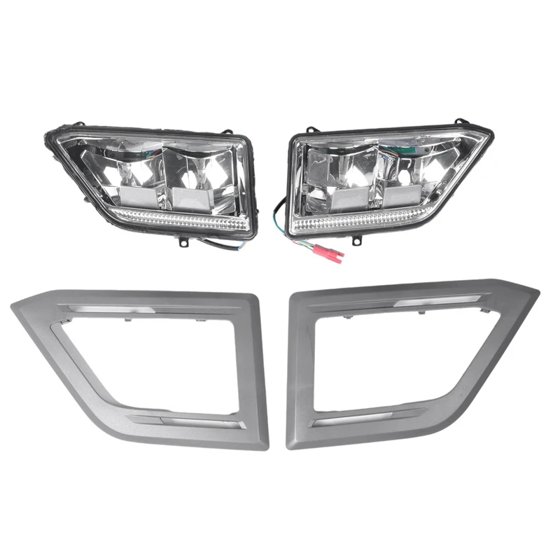 1Pair LED Top Lamp For SCANIA Truck Accessories Doom Fog Lights LH 2535366+ RH 2535367 And Doom Lights Decoratoin