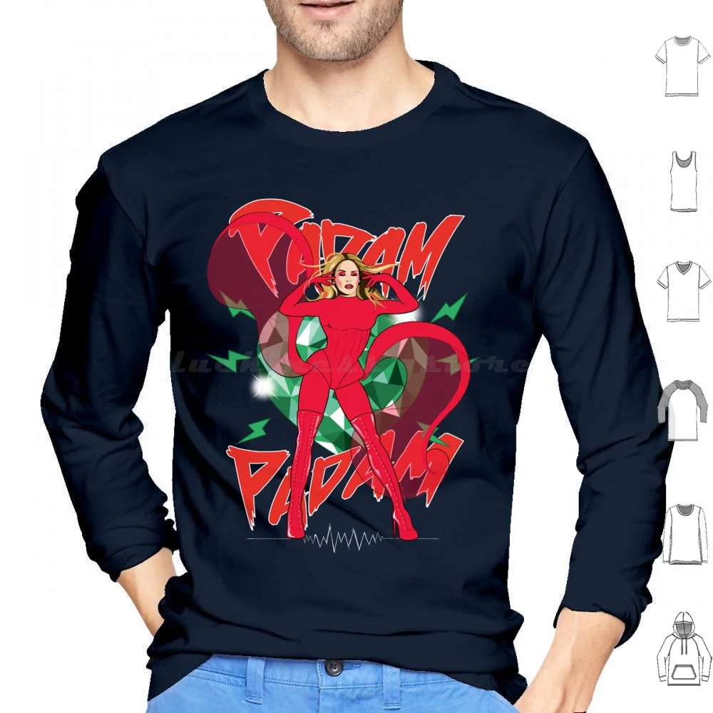 Sudaderas con capucha de gasa roja de manga larga Pride Icon Camp