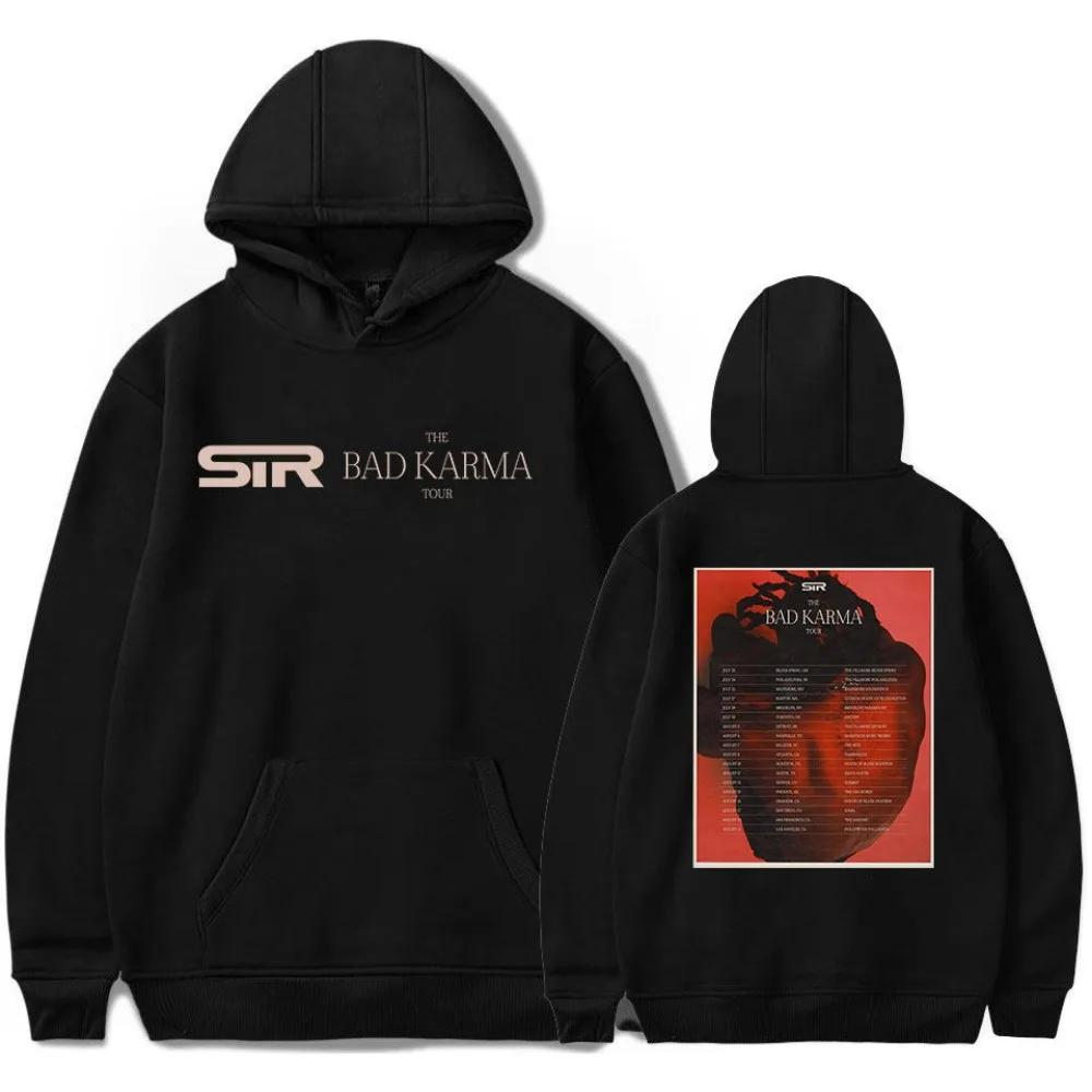 SIR The Bad Karma Tour 2024 Merch Hoodie Women Men Long Sleeve Sweatshirt Fashion Pullover Clothes