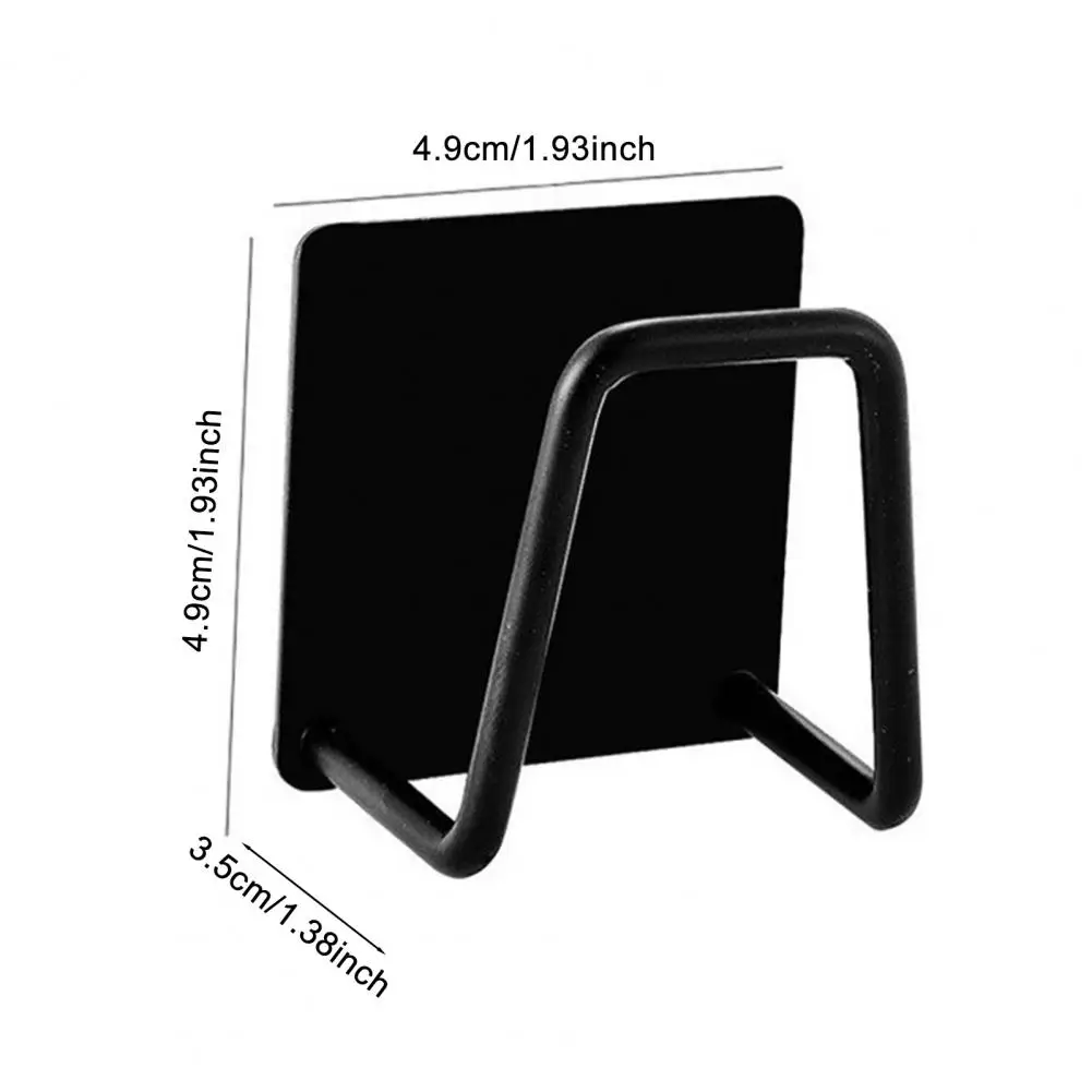 Kitchen Sink Sponge Holder Wall Mount Sponge Rack with Strong Load-bearing for Easy Kitchen Organization Polished Surface Sponge