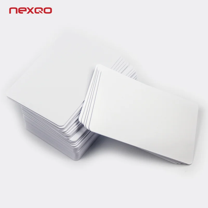 100pcs CR80 Plastic Blank Printable PVC Card Ntag213/216 RFID NFC Business Card Access Control Inkjet Printable White Card