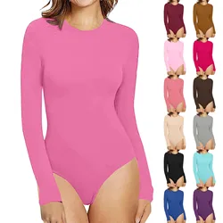 Body Sexy para mujer, Bodycon informal de manga larga, ropa de calle, otoño e invierno, 2022