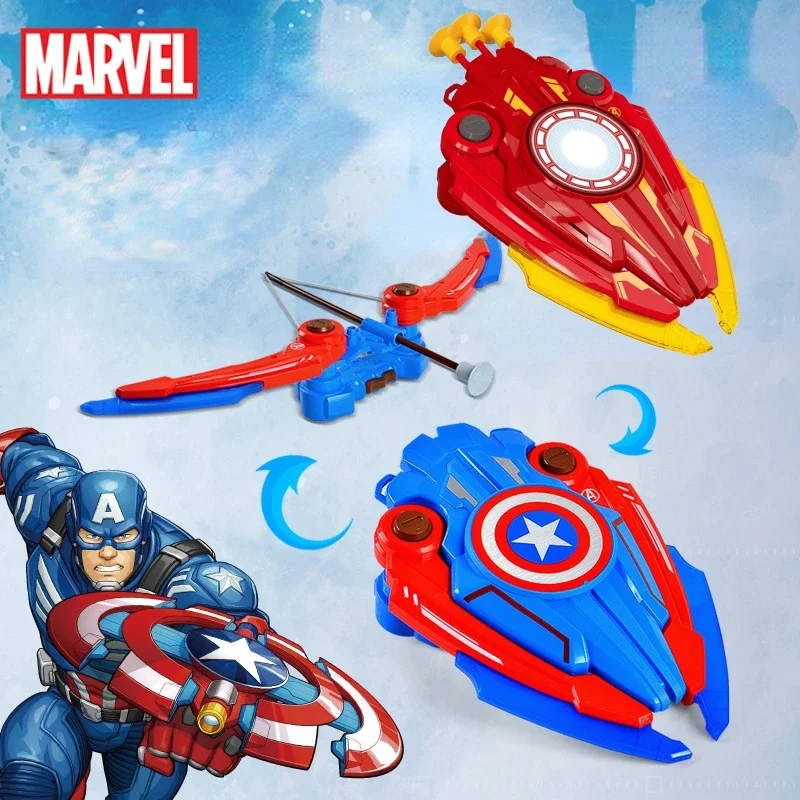 

Marvel Avengers Captain America Iron Man Spider-Man Wrist Launcher Children Halloween Cosplay Birthday Gifts Toys
