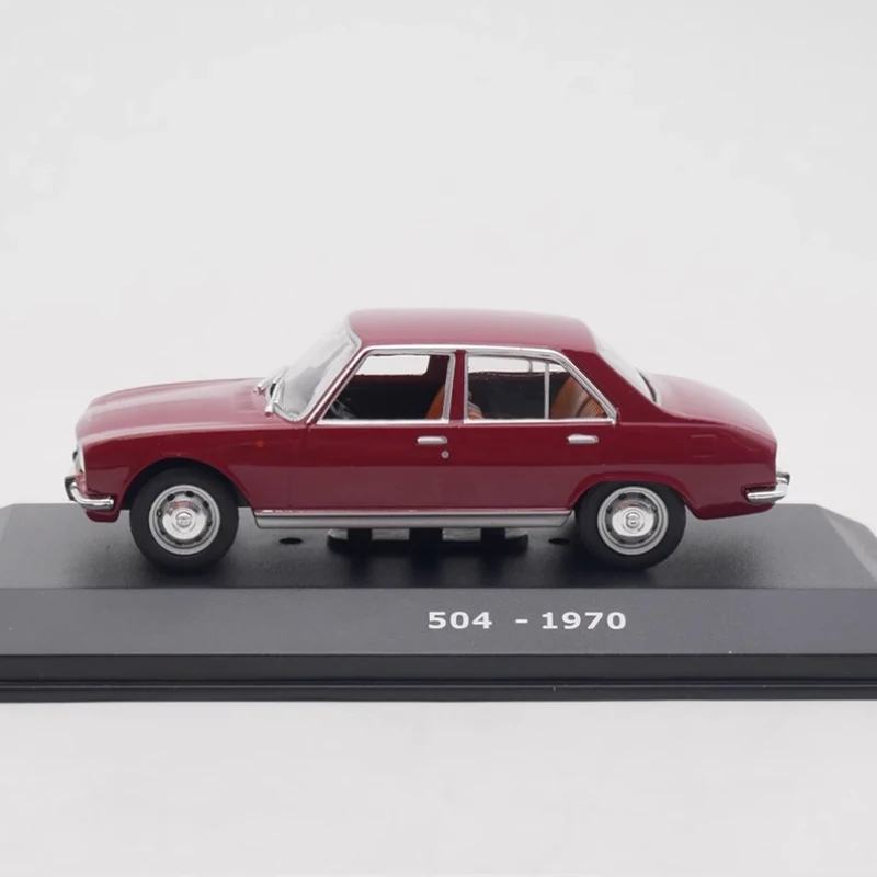 IXO Diecast 1:43 Scale 504 1970 Alloy Classic Car Model Finished Product Simulation Toy Collection Static Model Ornament