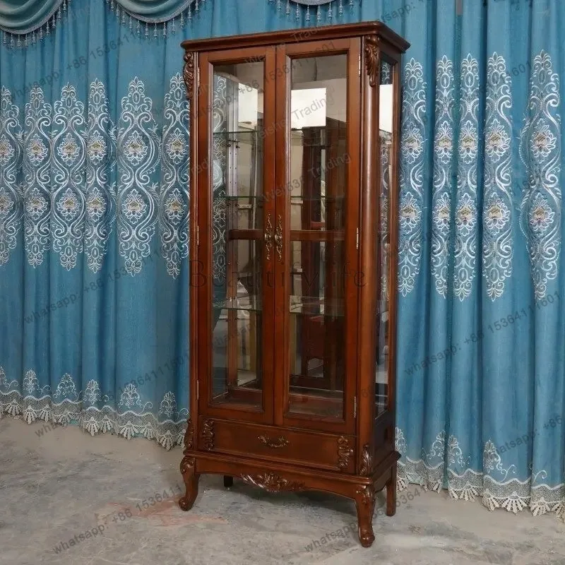 Nordic Wood Living Room Cabinets Organizer Display Storage Corner Cabinets Accent Craft Jewelry Hallway