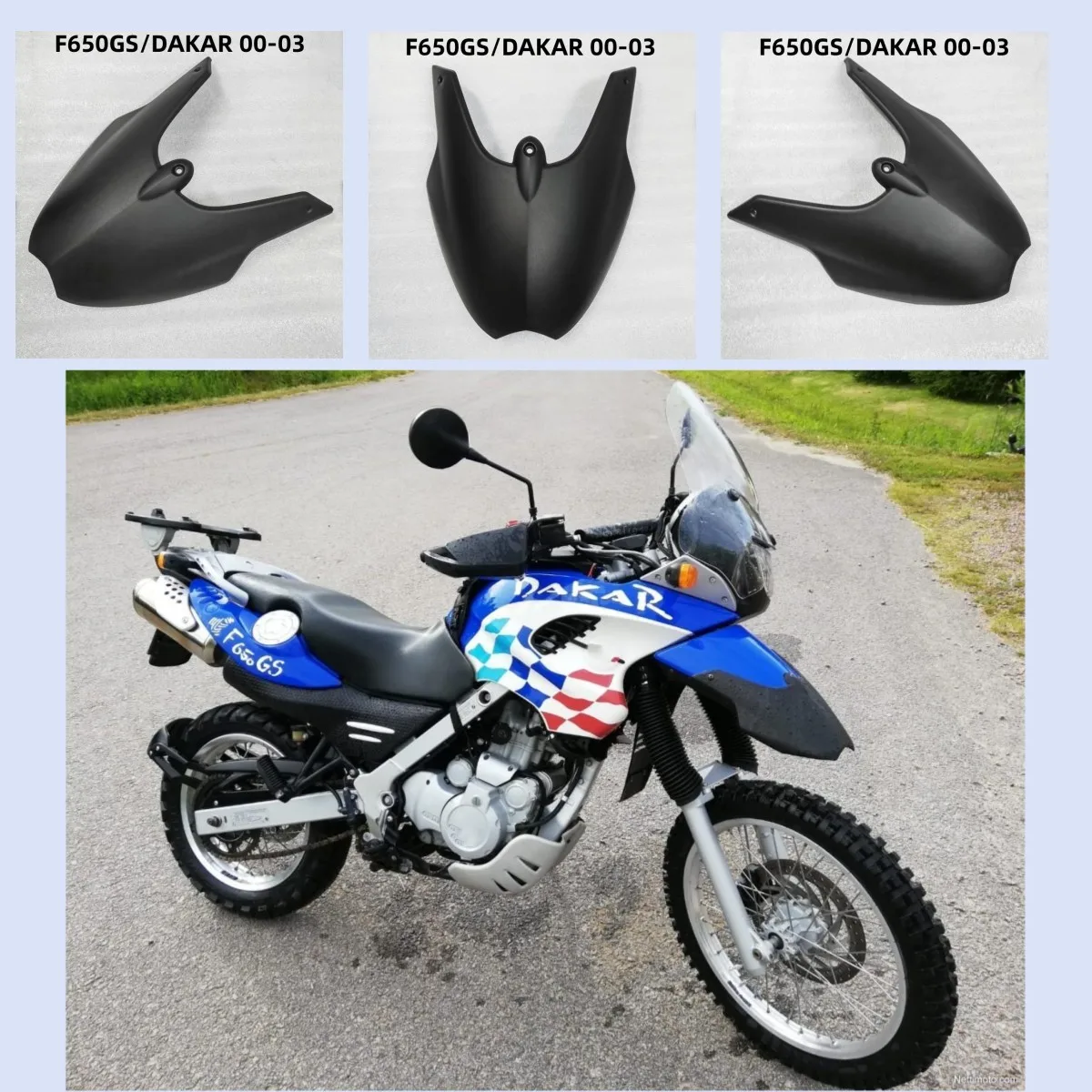 Fender extension for F650GS/DAKAR 2000-2007