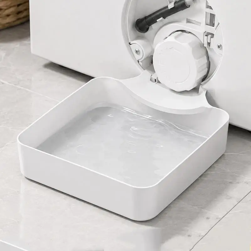 Washing Machine Water Collection Box 1 Set Crack-resistant Drain Tray Fit Drum Washer for Home Laundry Space Renovation
