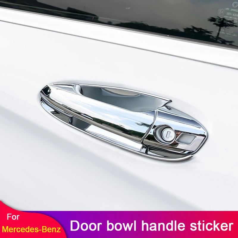 

Для Mercedes Benz A CLA GLA Class W176 C117 Coupe W117 X156 2013-2019 Автомобильные аксессуары Внешняя дверная ручка Чаша Накладка Рамка