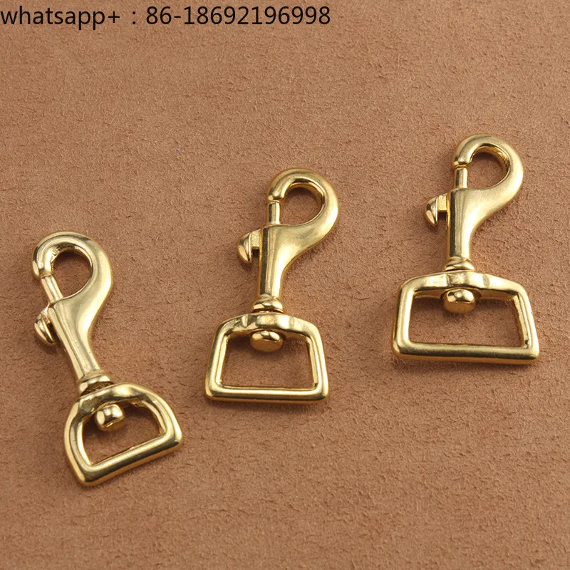 Brass Hook Buckle Dog Buckle, Bag Buckle, Leather Leather Art, Brass Hardware Copper Color 1 Piece Price