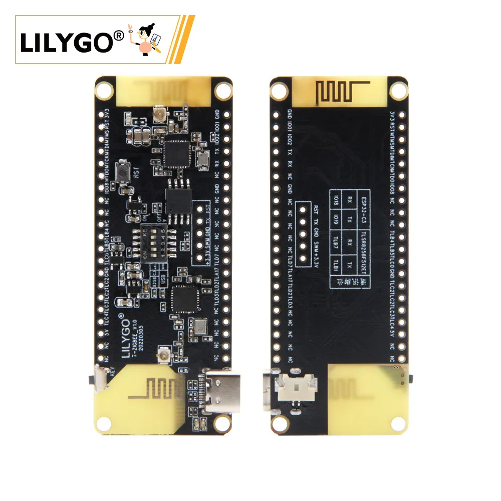 LILYGO T-Zigbee ESP32-C3 Zigbee Gateway WiFI Bluetooth Development Board