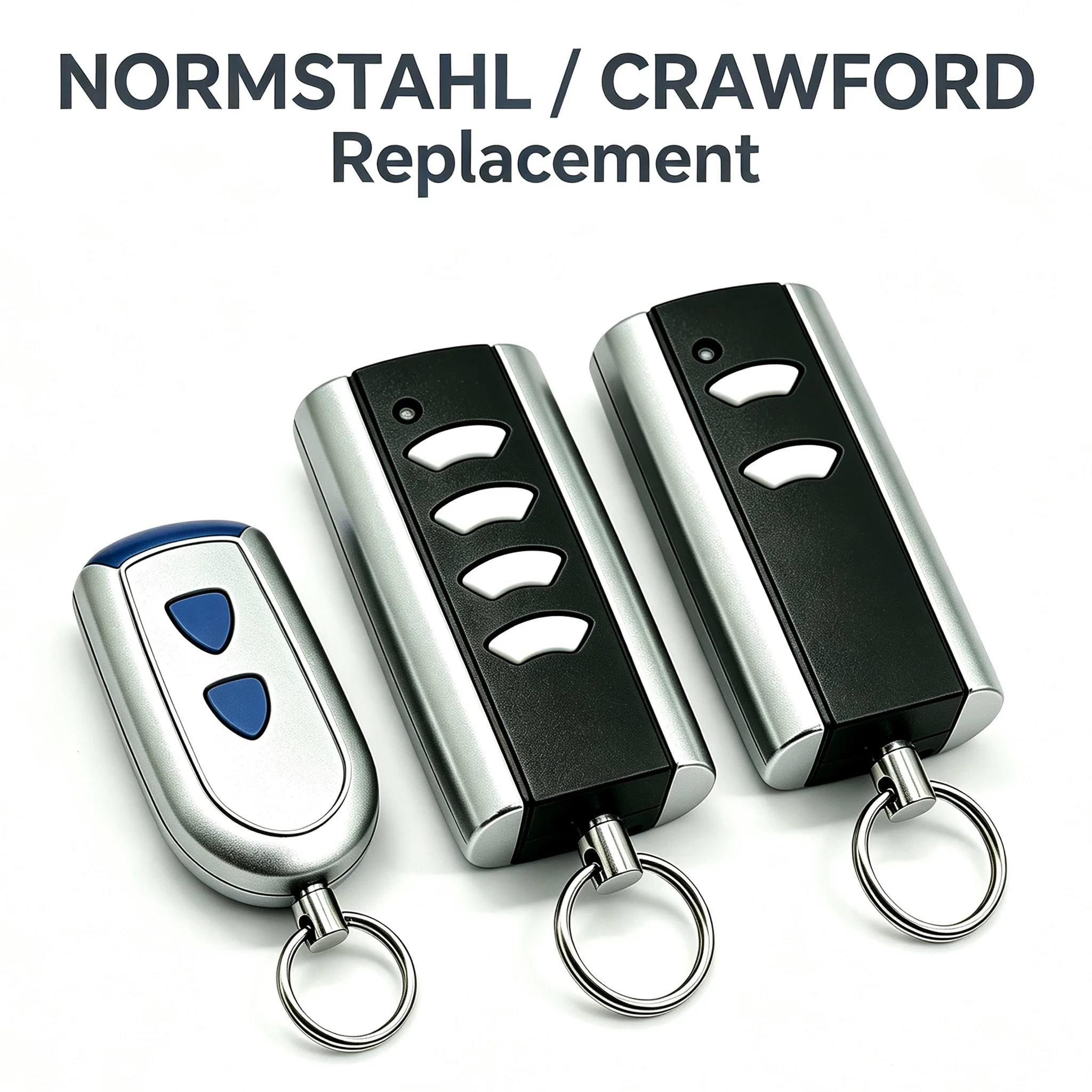 Garage Door Normstahl / Crawford RCU 433 2K 4K EA 433 2KS 4KS N002800 Standard Steel T433-4 Remote Control Gate Opener 433.92MHz