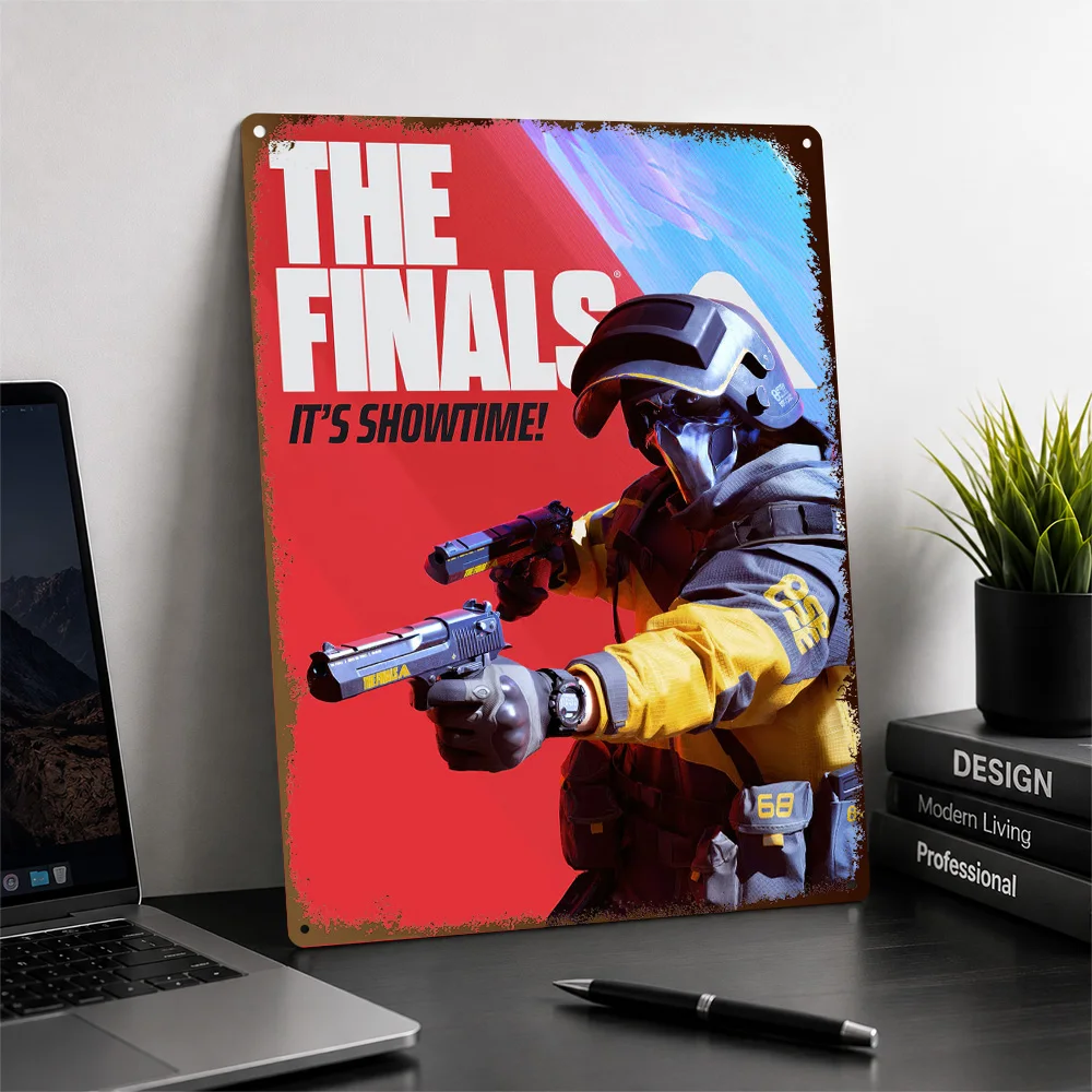 The Finals: It's Showtime! Aluminum Poster Customized Metal Sign Dynamic Action Adventure Wall Art Perfect For Collector Rooms
