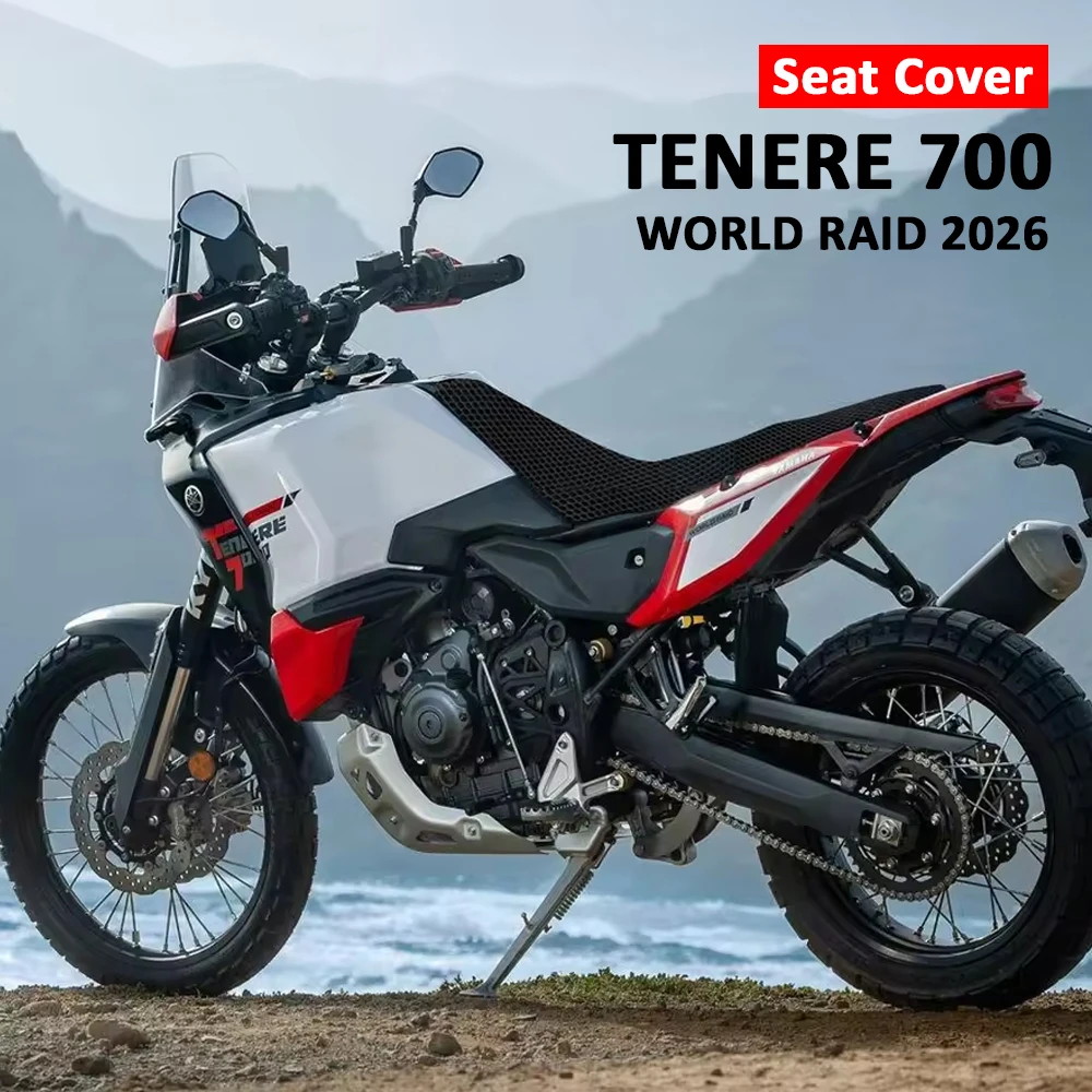For Yamaha T700 Tenere700 TENERE 700 World Raid 2026 Motorcycle Seat Covers Seat Protect Cushion 3D Honeycomb Mesh Seat Cushion