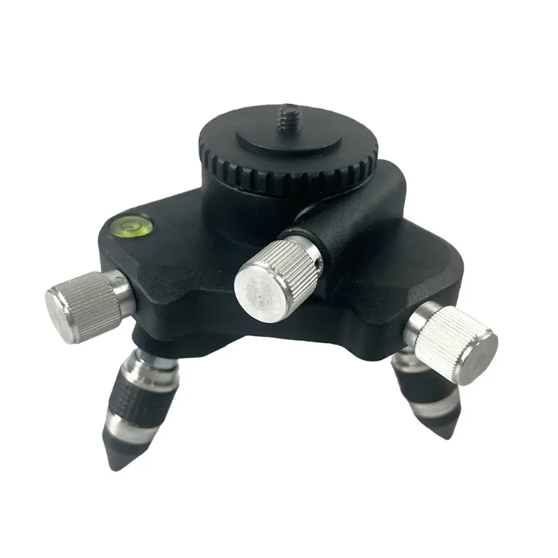 Leveling instrument fine-tuning base wall sticking instrument rotating triangle universal adapter clamp