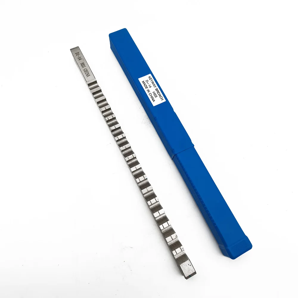 Brocha de tipo Keyway de 14mm D, herramientas de brochado de tamaño métrico para enrutador CNC, herramienta para metalurgia