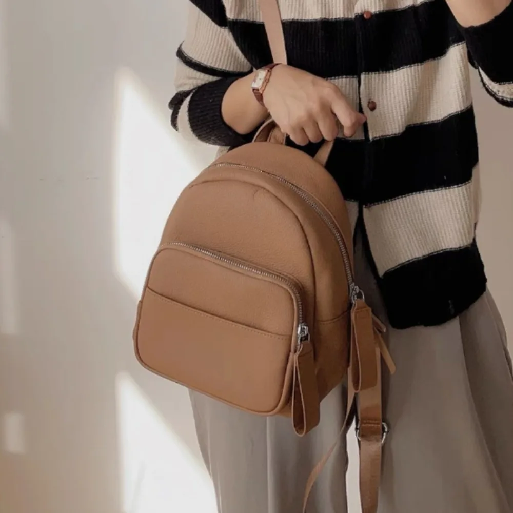 

Vintage All-match Sweet Knapsack Trend Backpacks Women Travel Soft Elegant England Style Preppy Purses 2024 New Casual Shoulder