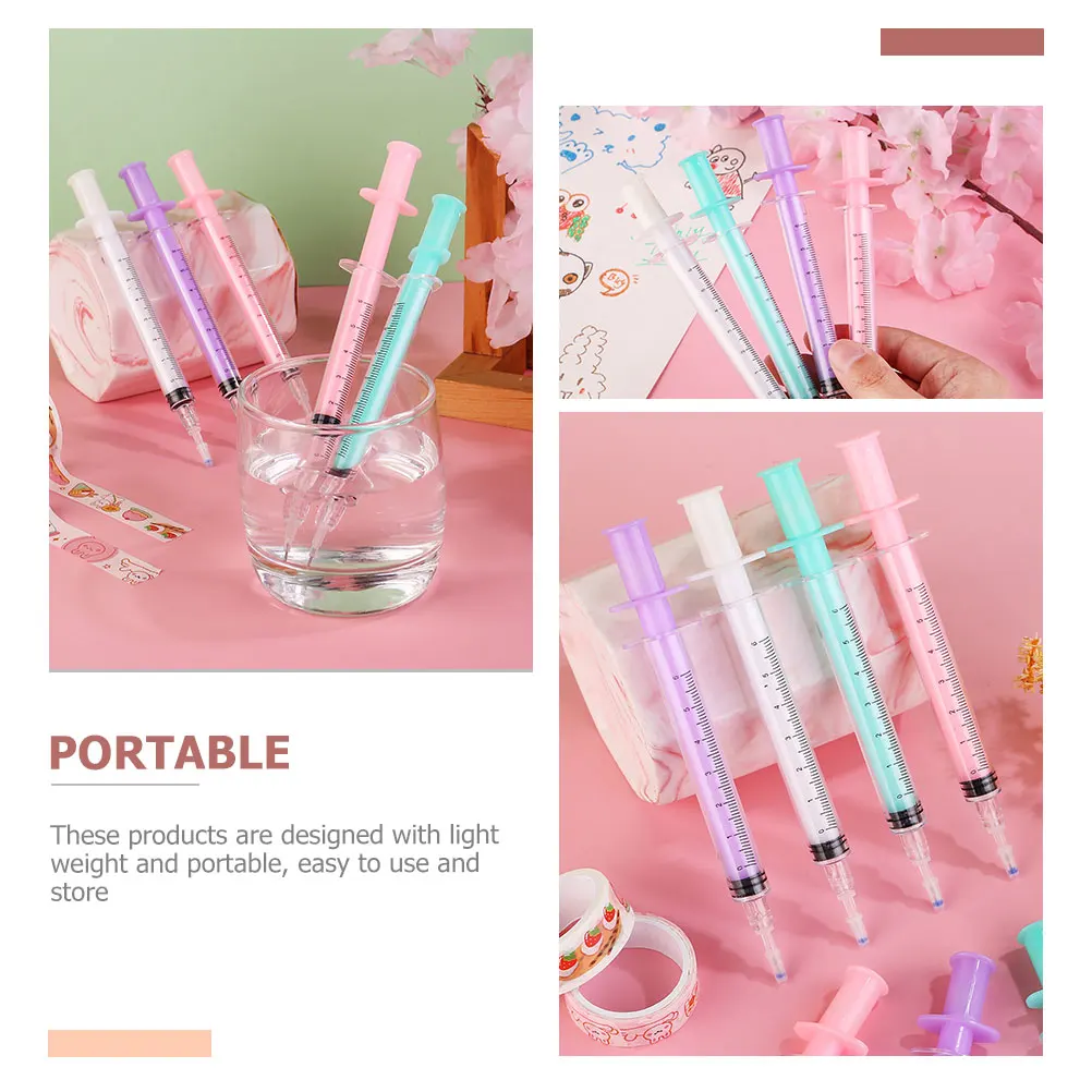 12 Buah Pena Netral Tinta Unggul Ujung Halus Tulisan Portabel untuk Sekolah Plastik Warna-warni Desain Elegan Cepat Kering