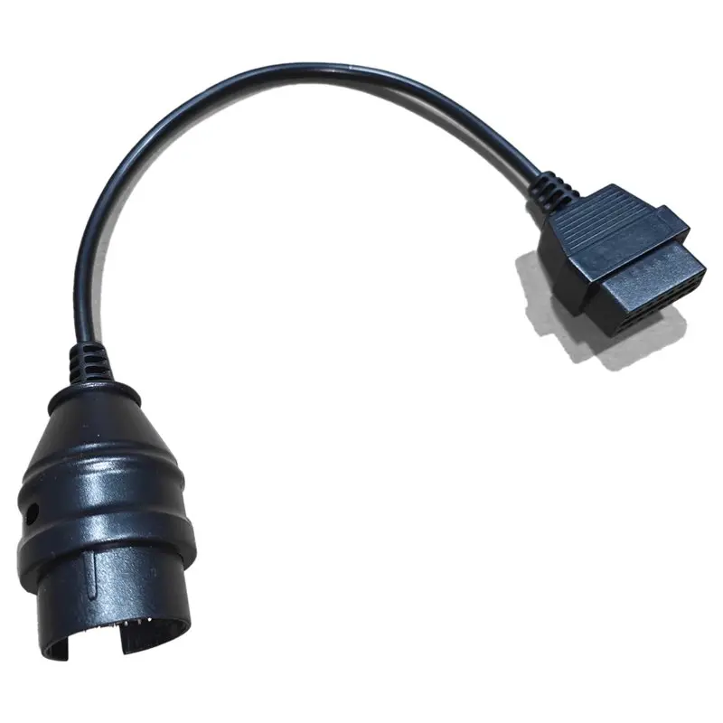 ABQB-For IVECO Heavy Duty Truck 38PIN OBD2 Car Connector Cable 38 PIN For IVECO To OBD2 16Pin Female Diagnostic Cable