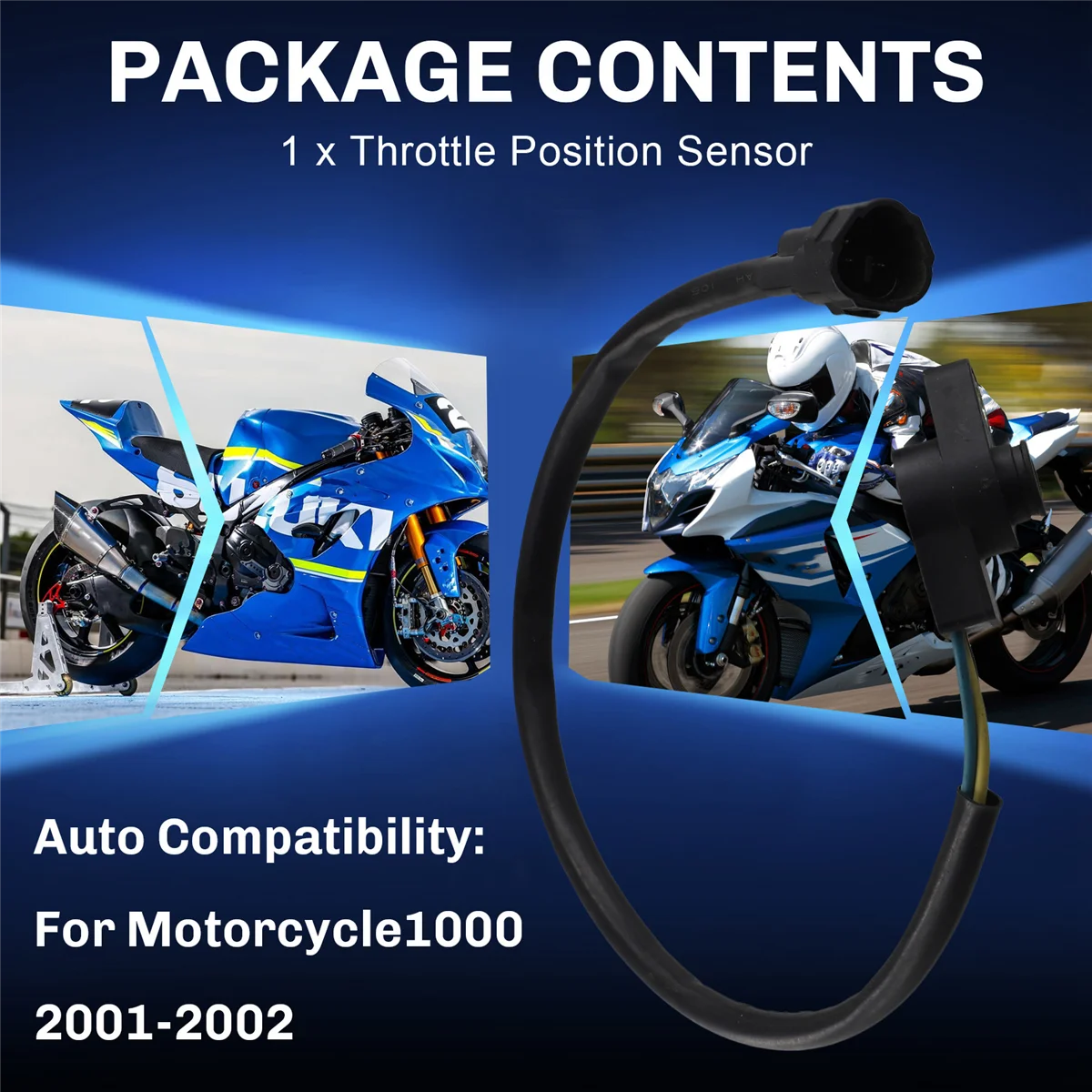

NEW 13580-40F21 Sensor Primary Throttle Position Sensor for Suzuki TPS GS-XR 1000 2001 2002 jasmine