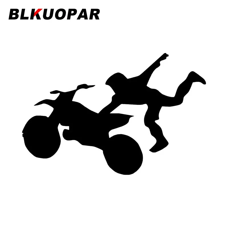 

BLKUOPAR Dirt Bike Tricks Car Sticker Scratch-Proof Fashionable Decals Vinyl Waterproof Die Cut Sunscreen Funny Car Styling