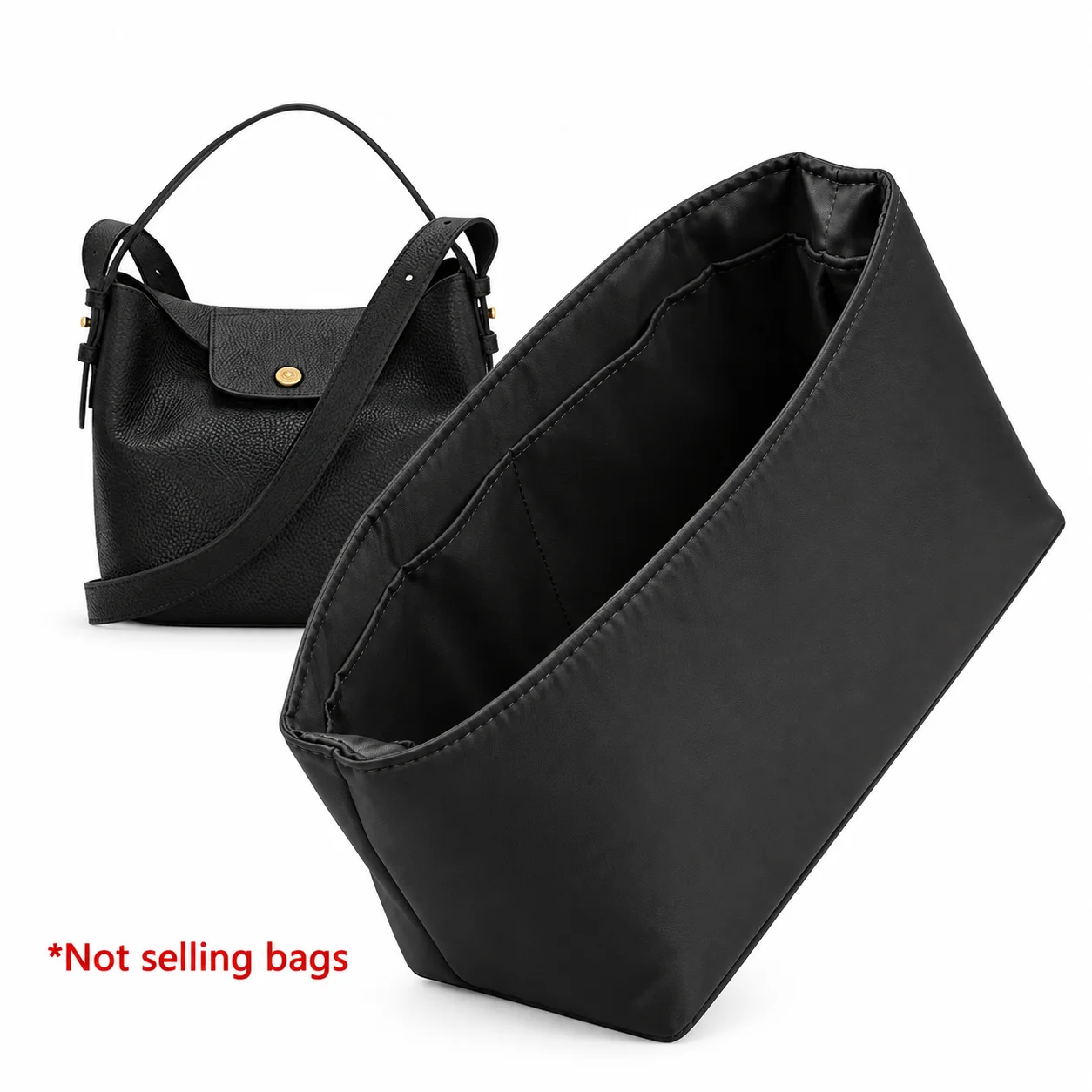 Nylon Bag Organizer Insert For Longchamp Le Cadence Waterproof Lightweight Modification Bag Accessories