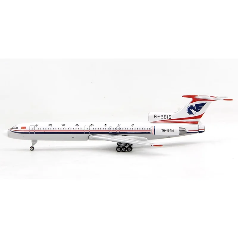 

Diecast 1/400 Scale China Southwest Airlines TU-154M B-2615 Alloy Aircraft Model 11848 Collection Decoration Display Gift